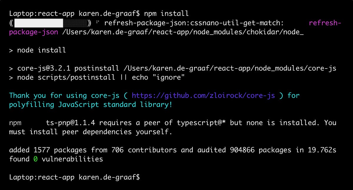 Guide to managing npm packages in your package.json by Karen de Graaf