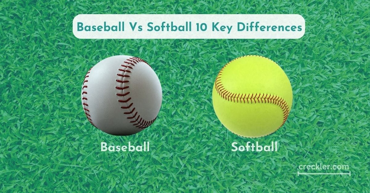 Comparison Of Baseball Vs Softball 10 Key Differences by creckler