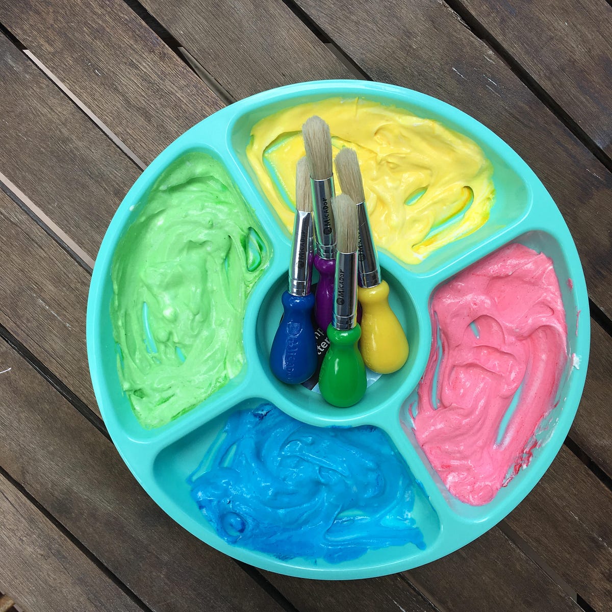 Two Ingredient Edible Paints. Did you know that you can make edible