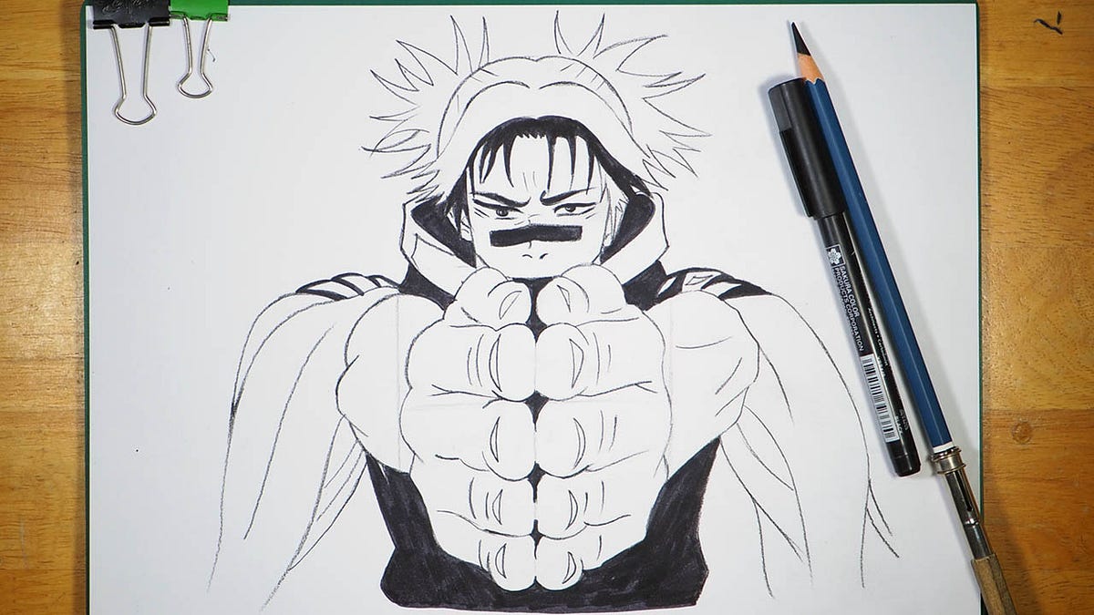 How To Draw Choso From Jujutsu Kaisen Easy Step by Step by Anime