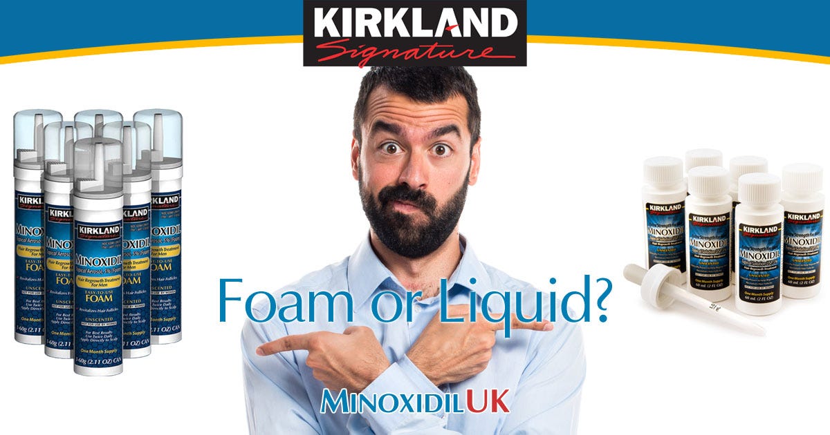Minoxidil Foam vs Topical Solution by Ian Stewart Medium