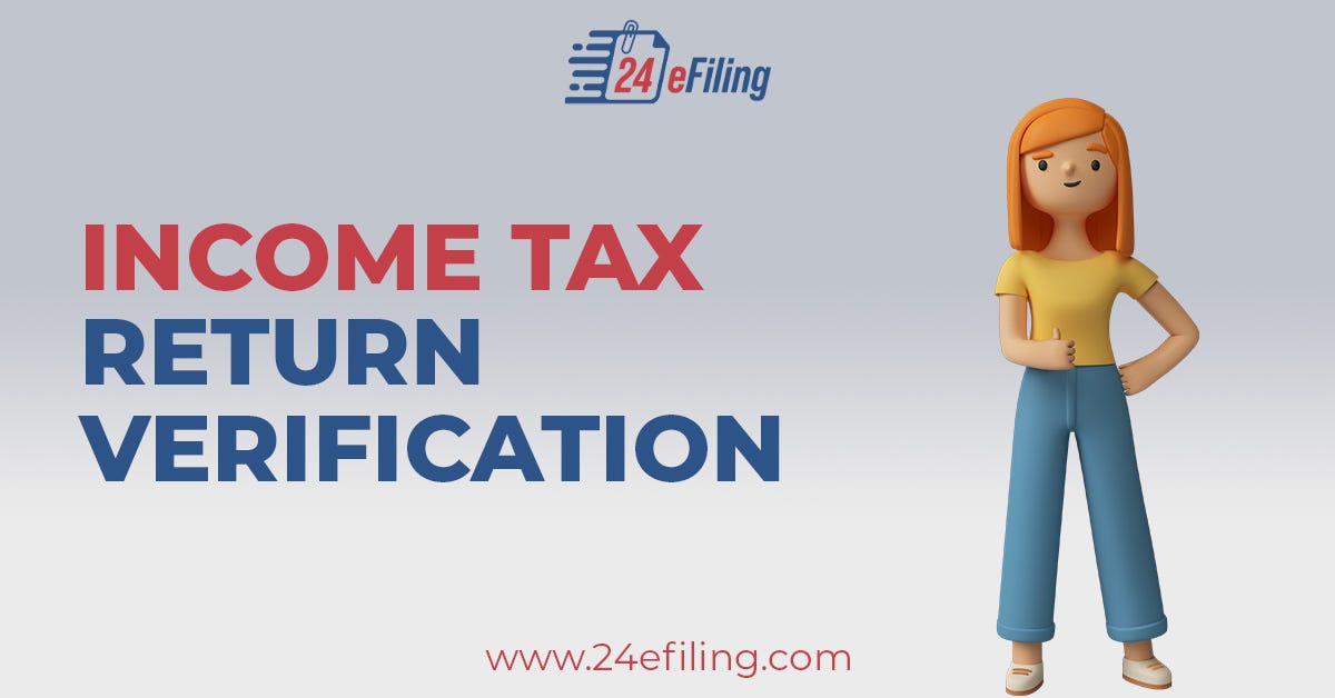 Verify ITR for FY 202223 Tax Return Verification — Tax Craft Hub 24efiling Medium