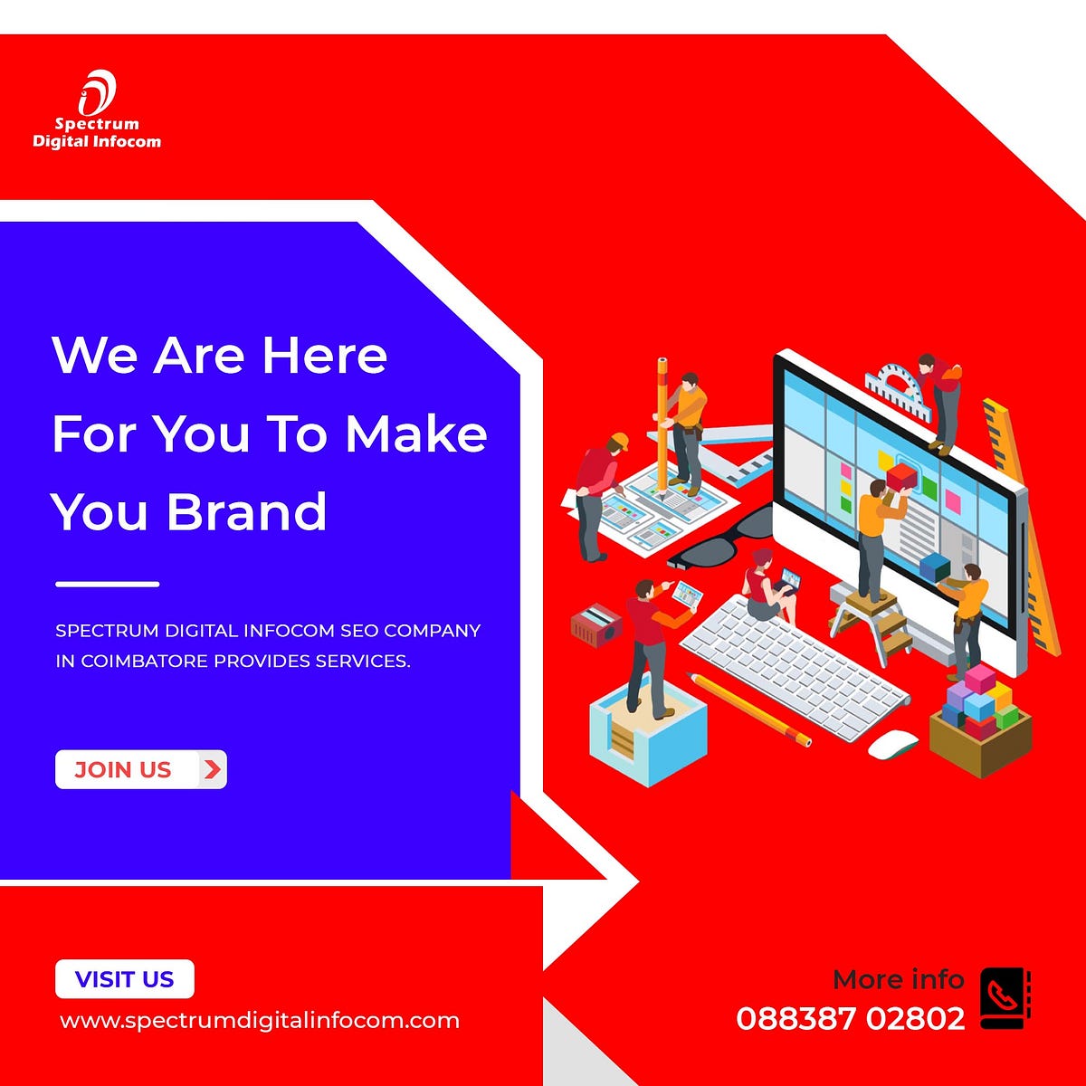 We are here to make your brand better by SPECTRUM DIGITAL