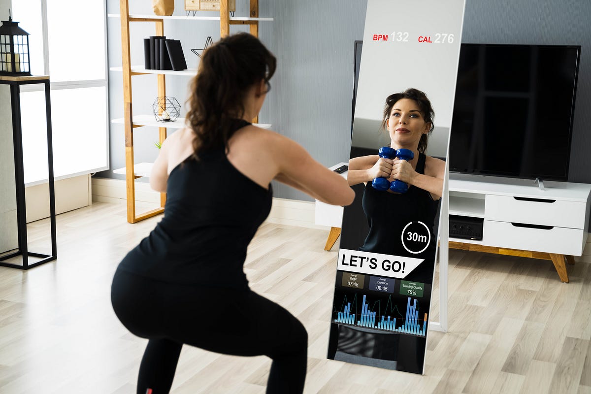 How To Make A Gym Mirror TV. The workout smart mirror that hangs on