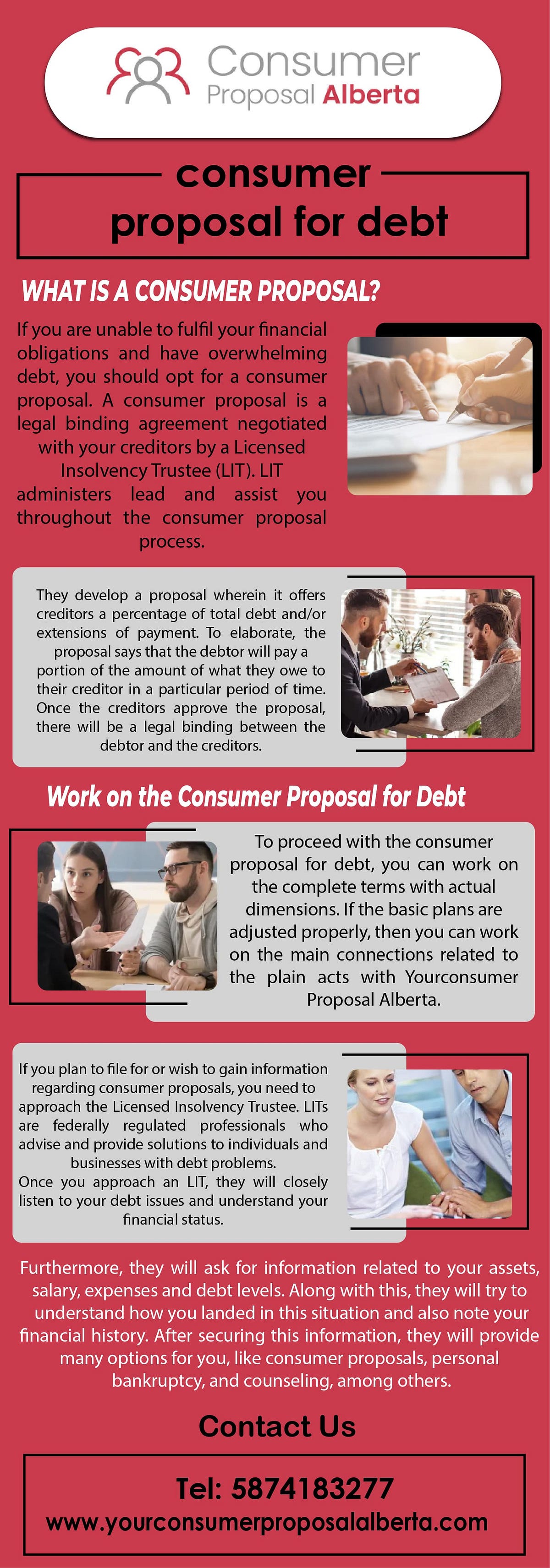 Work on the Consumer Proposal for Debt Consumer Proposal Alberta Medium