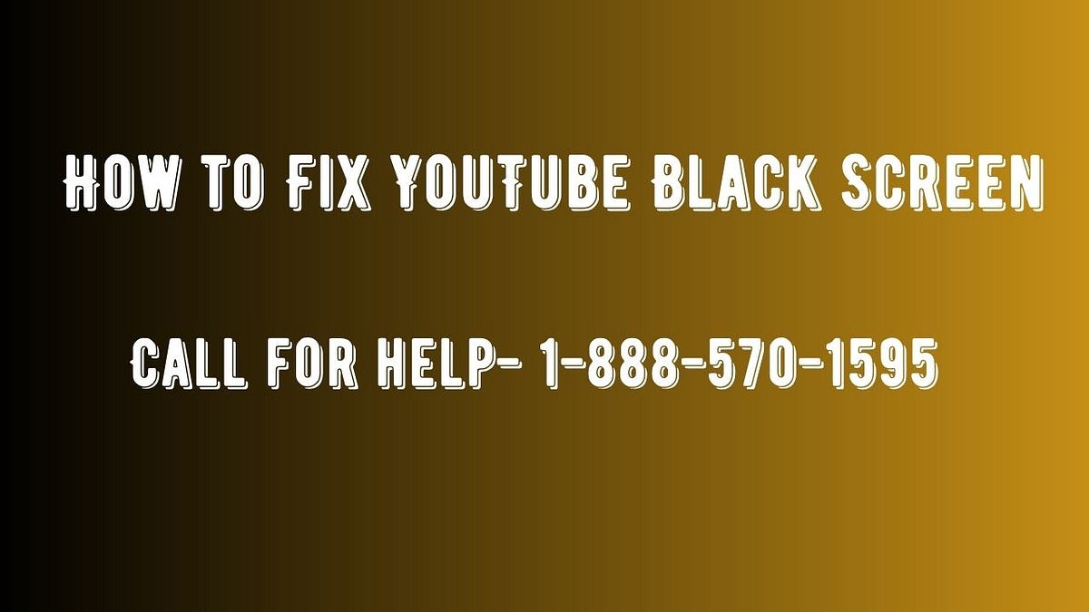 How to Fix YouTube Black Screen. If you see a YouTube black screen while… by Keliwilliams