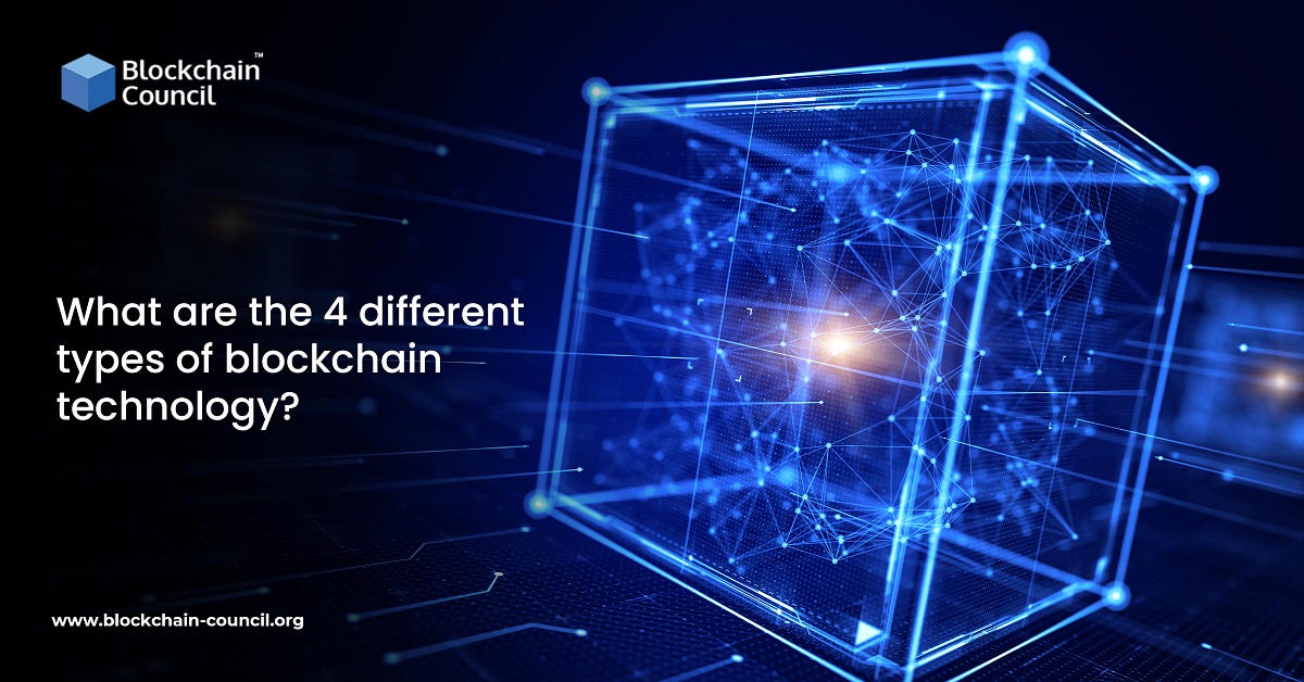 What Are The 4 Different Types Of Blockchain Technology? by Michael Willson Medium