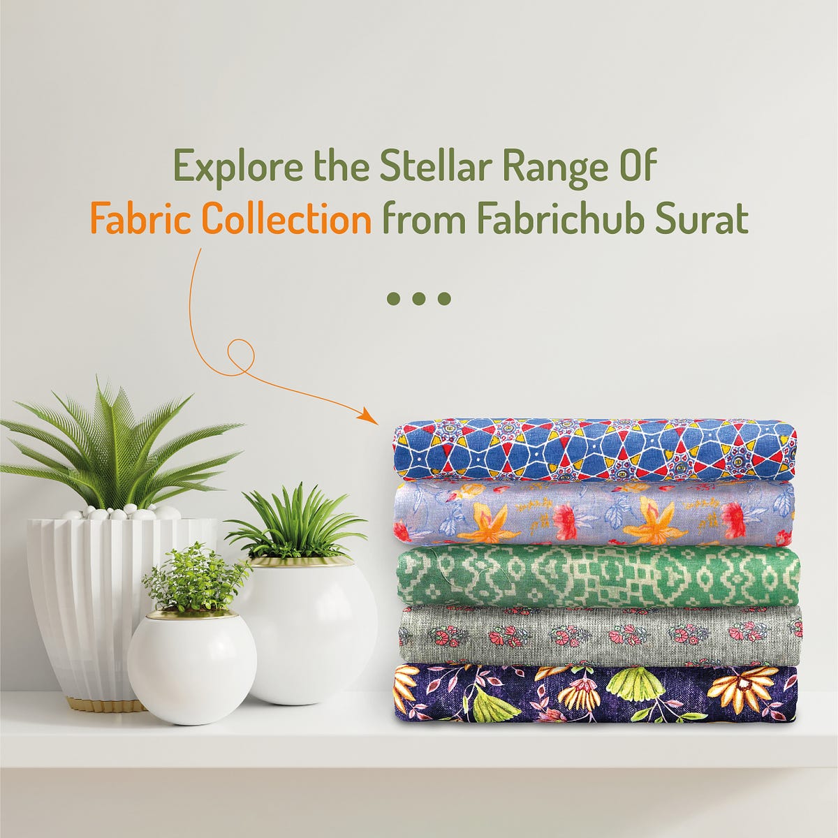 Explore the Stellar Range Of Fabric Collection from Fabrichub Surat