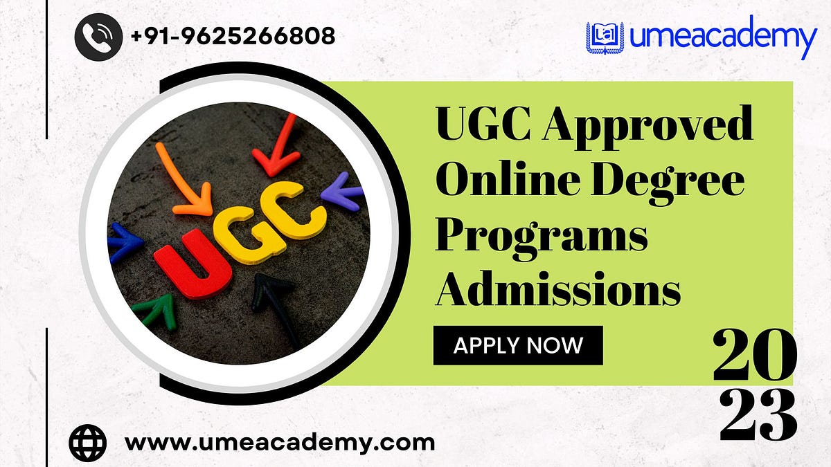 UGC Approved Online Degree Programs Admissions Mc Square Medium