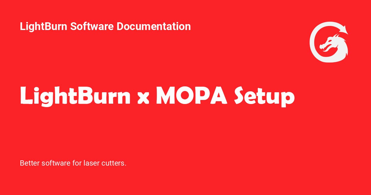 How to Set up LightBurn for Your MOPA laser? by Official EMSmart