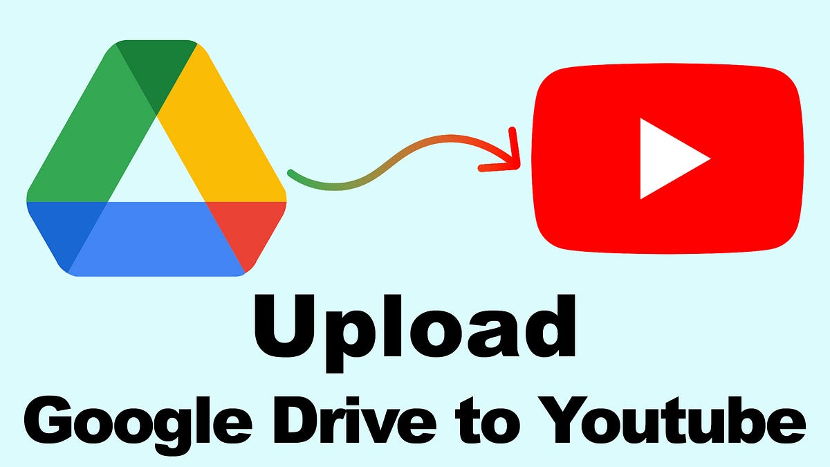 How to Upload Videos on YouTube from Google Drive Too Simple ، Too