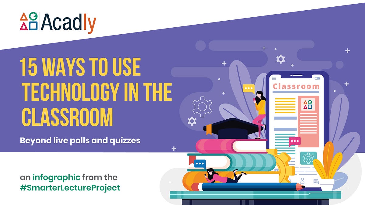 15 Ways to Use Technology in the Classroom Infographic by Acadly by
