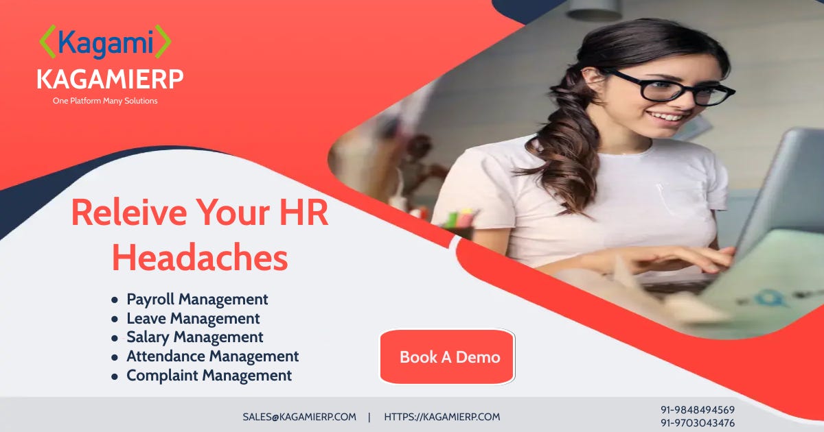 Relieve your HR headaches with Kagami HRMS kagami erp Medium