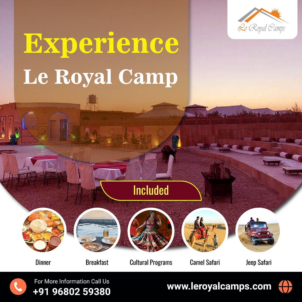 Desert camp in Jaisalmer LeRoyal Camps Medium