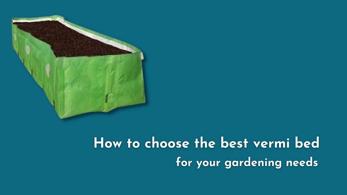 How to choose the best vermi bed for your gardening needs by