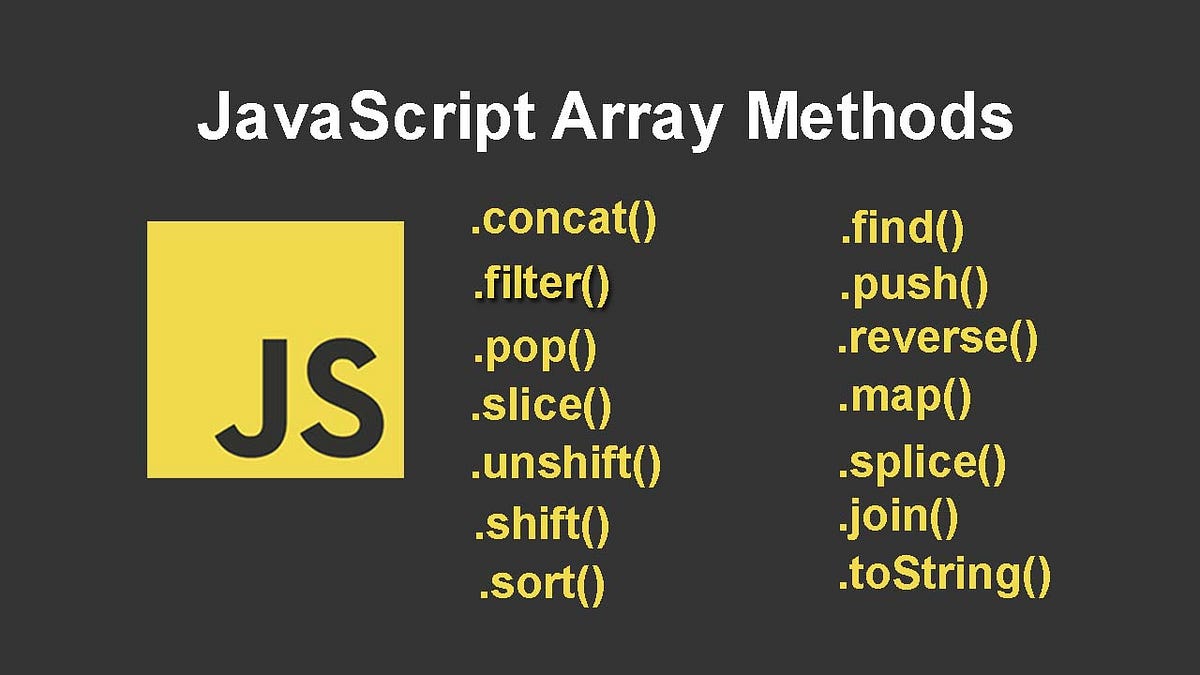 JavaScript cheatsheet array methods by Kevin Comba Gatimu Medium