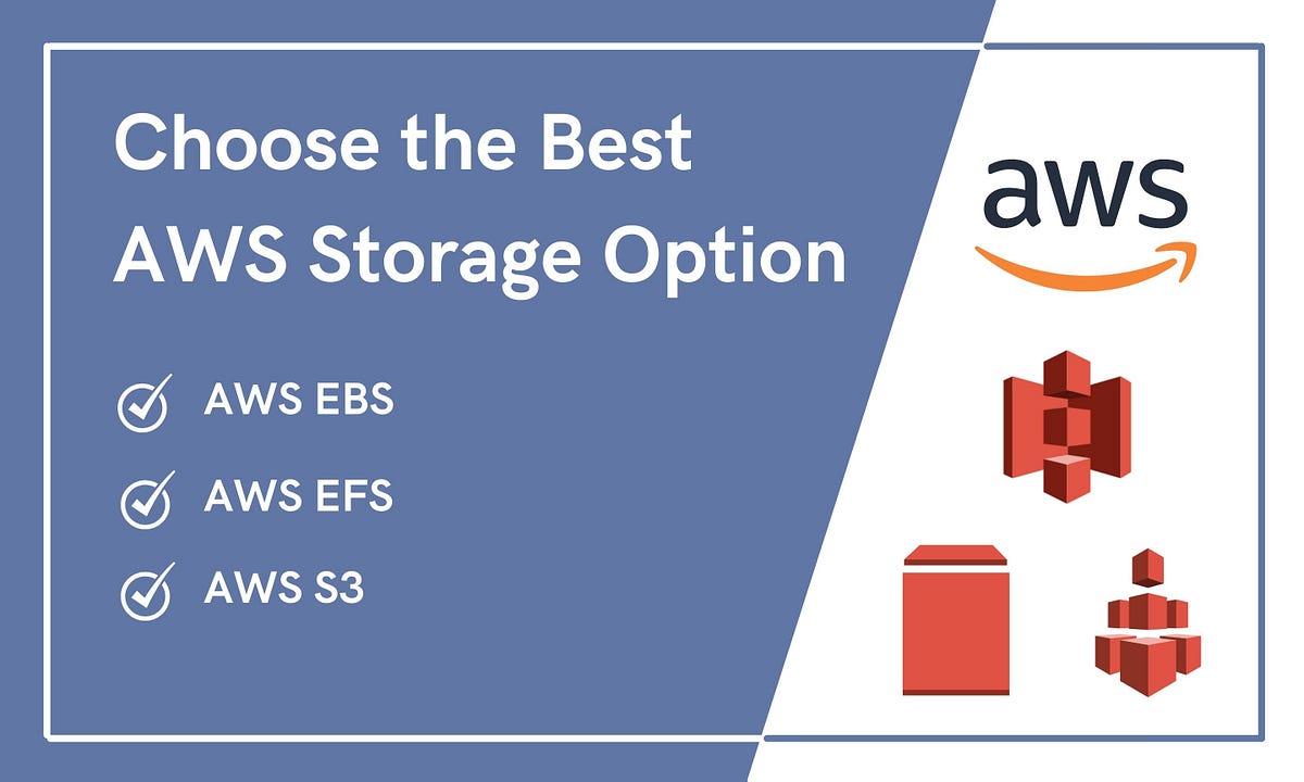 AWS EBS vs EFS vs S3. How to Choose the Best AWS Storage… by Chameera