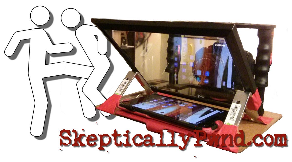 DIY Teleprompter (cheap and simple) by John Rael Medium