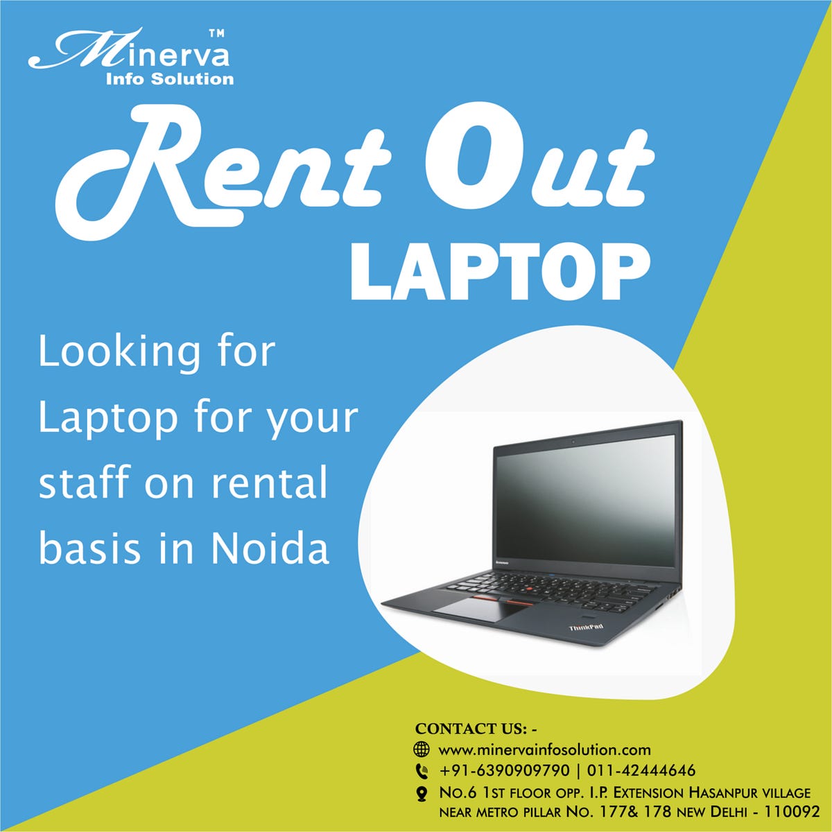 Computer on rent in Noida Minerva Info solution Medium