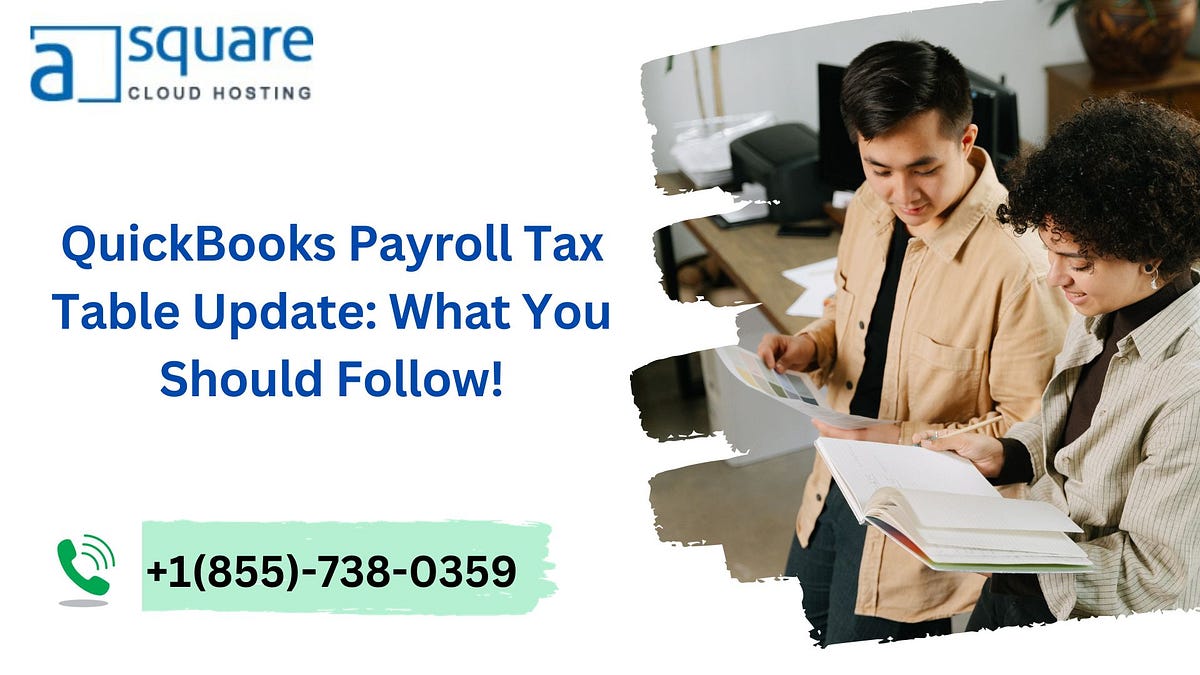 QuickBooks Payroll Tax Table Update What You Should Follow! by