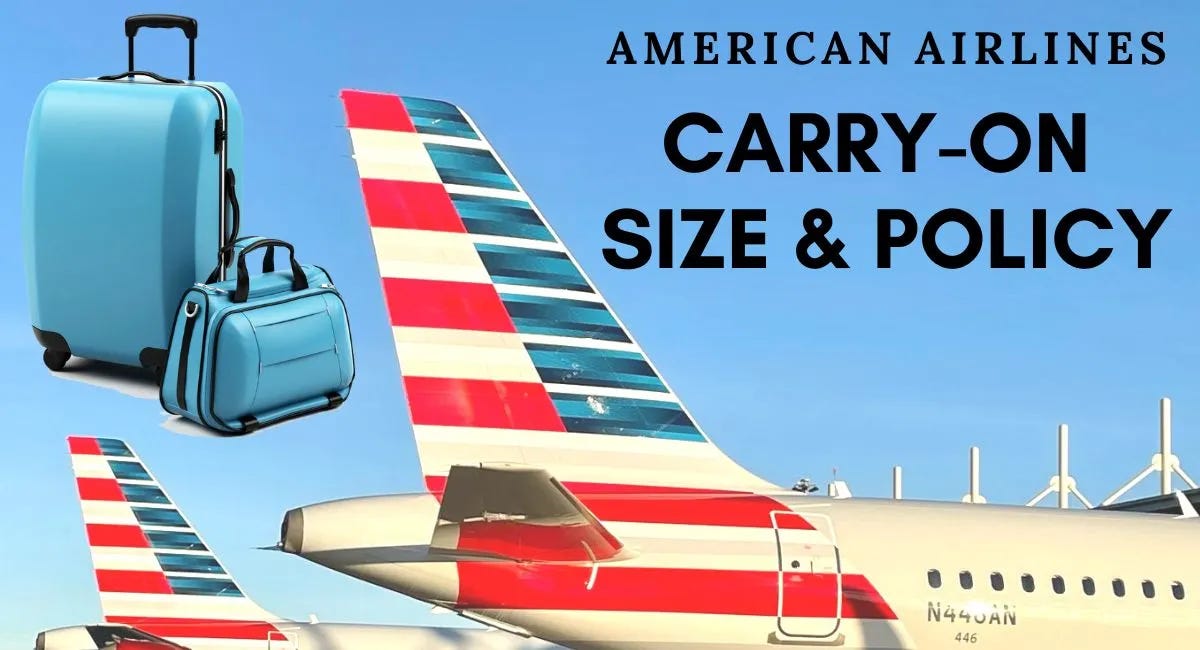 American Airlines Carryon Size (Latest) by AviaTech Channel Feb