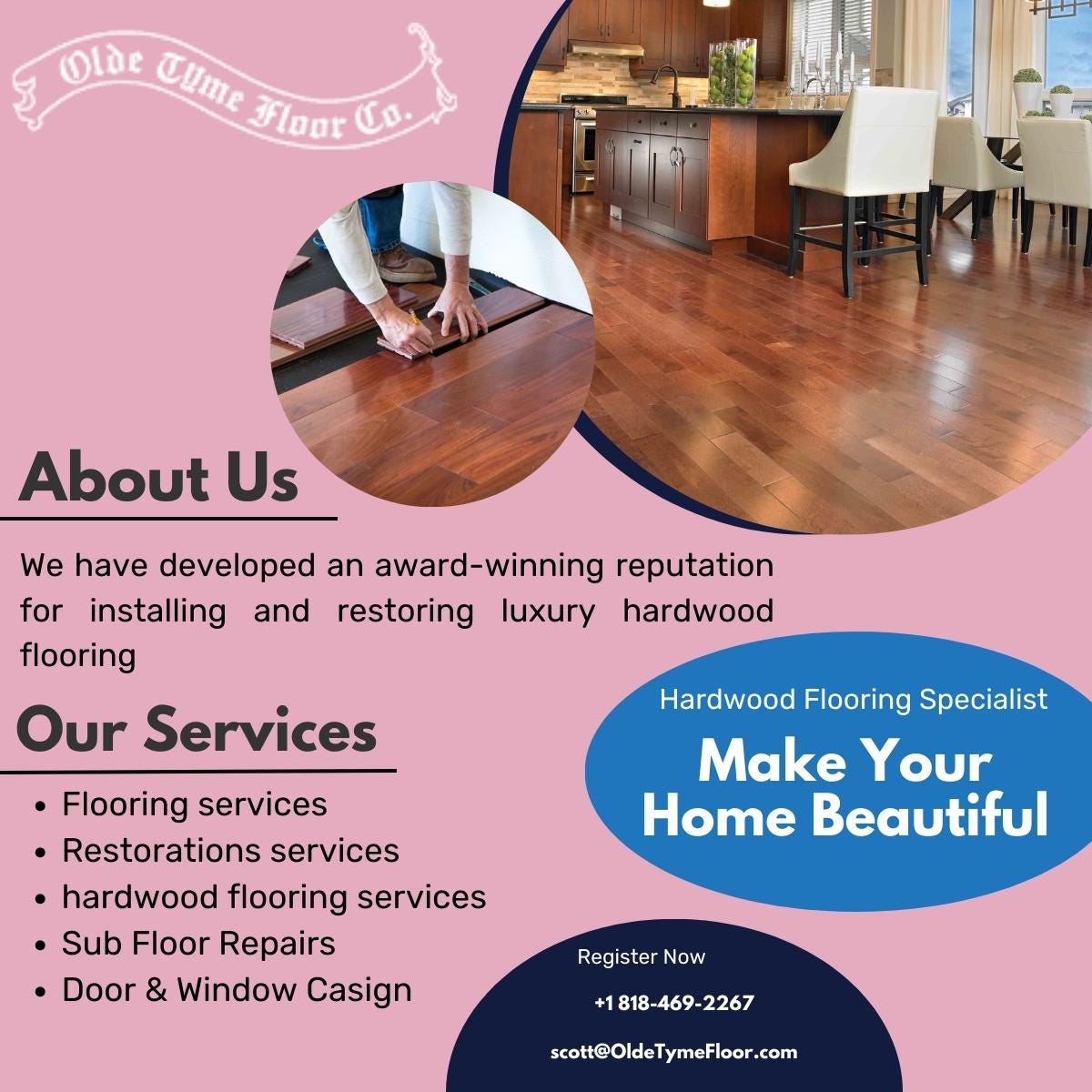 Professional Hardwood Flooring Expert in Los Angels Oldetyme Floor