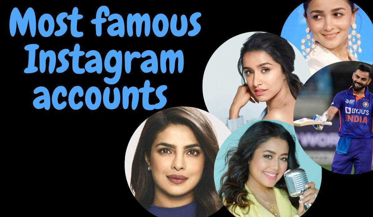 Which are the most famous Instagram accounts in India? by Nets viral