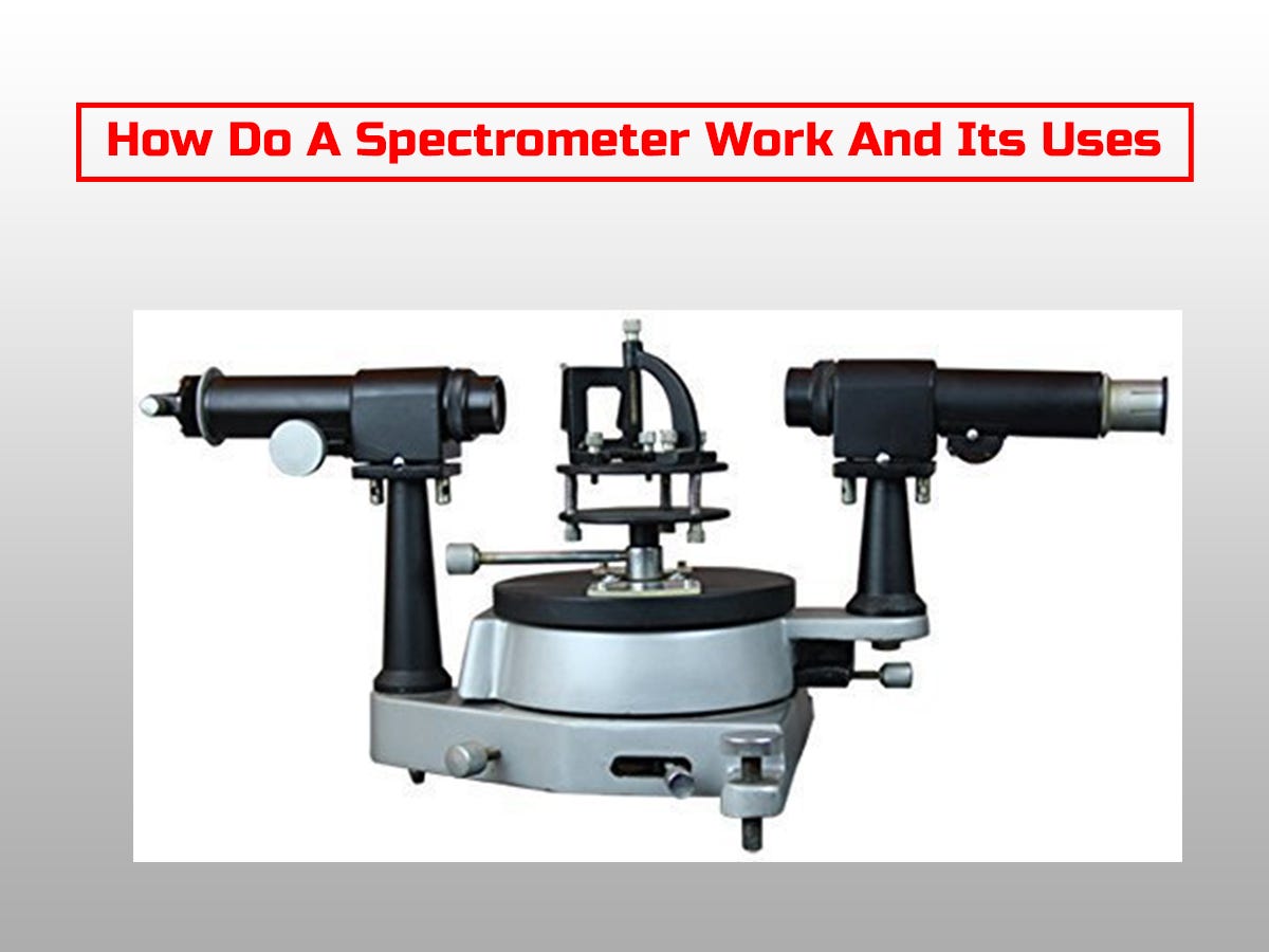 Kassem Ajami explains how a spectrometer works and how it is used. by
