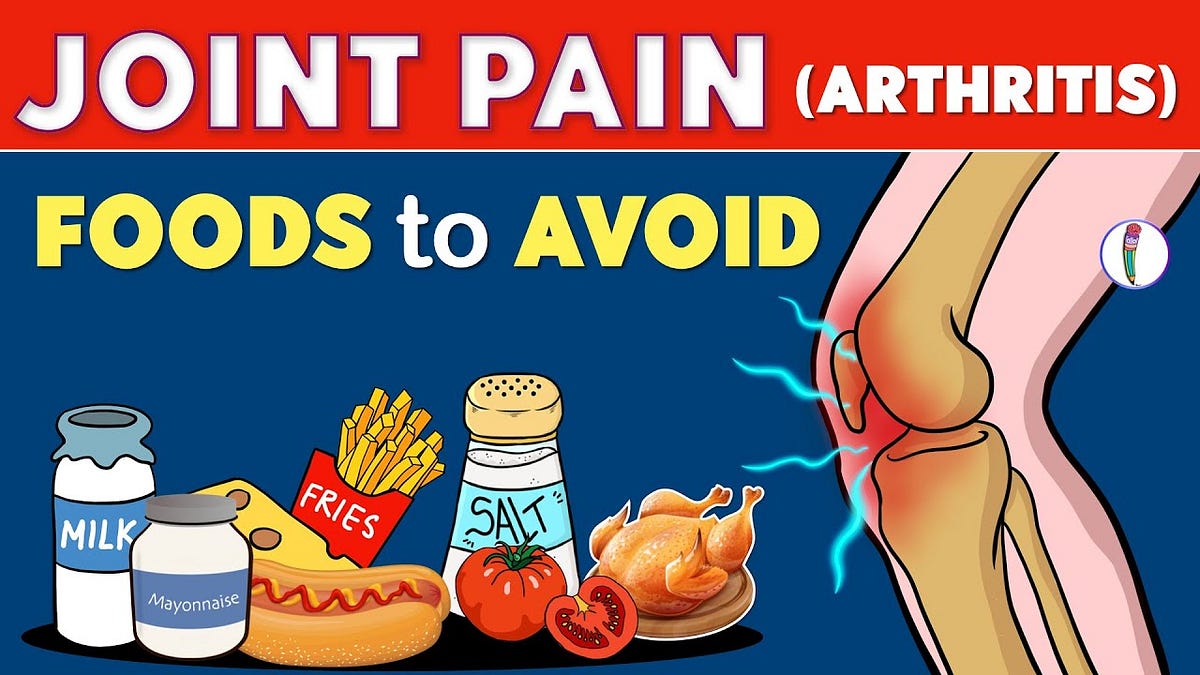 🔥7 WORST Foods for Arthritis & Joint Pain Arthritis Foods to Avoid