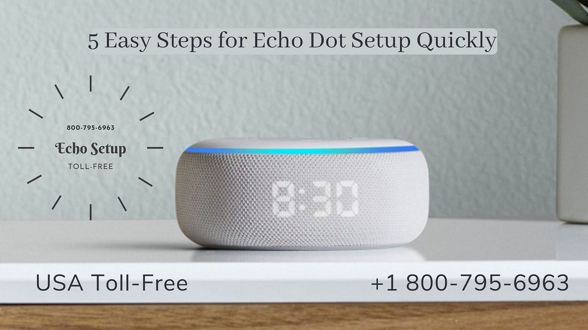 Complete Guide For Echo Dot Setup Alexa Helpline Number 1800795