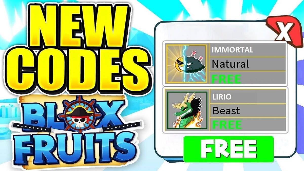 Roblox Blox Fruits Codes Medium