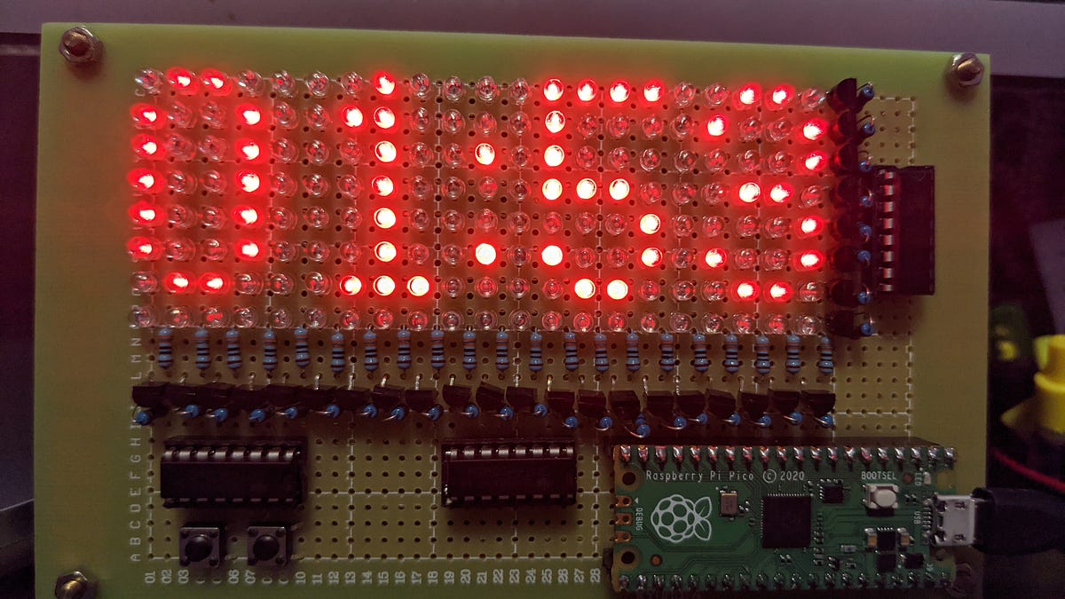 How I made this real time clock with Raspberry Pi Pico by Charlee Li