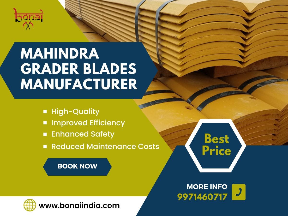 Mahindra Grader Blades Manufacturer in India Bonai India Medium