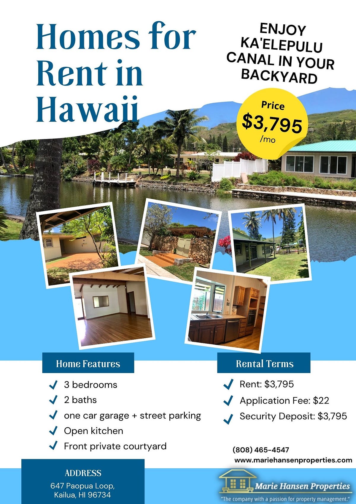 Homes for Rent in Hawaii Marie Hansen Properties Medium