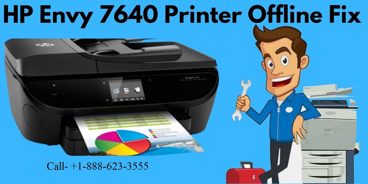 Easy way to troubleshoot your HP Envy 7640 Printer Offline in Windows