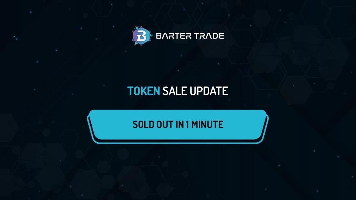 Barter Trade Token Sale has Ended by BarterTrade Medium