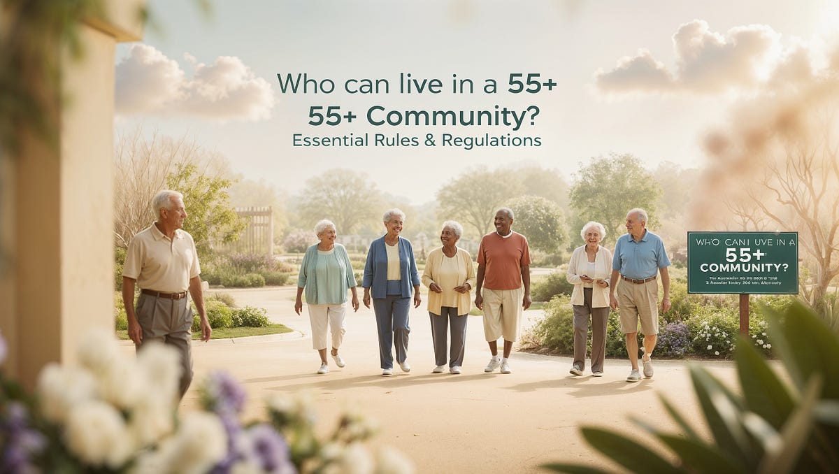 Who Can Live in a 55+ Community? Essential Rules & Regulations by