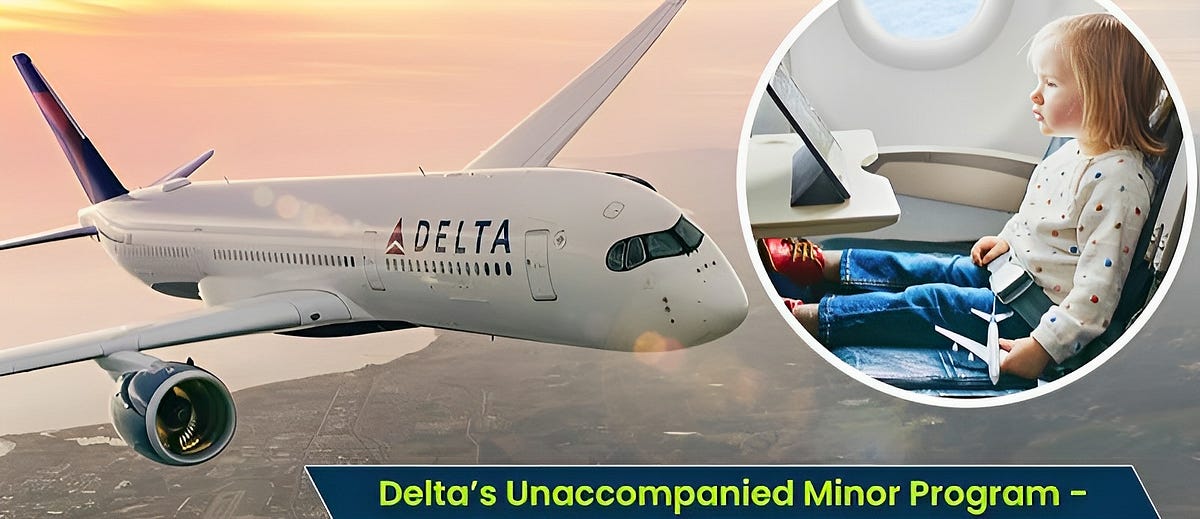 Book Delta Airlines for Minors / Children/ Infants by