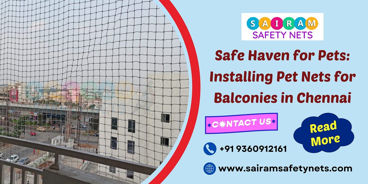 Safe Haven for Pets Installing Pet Nets for Balconies in Chennai by