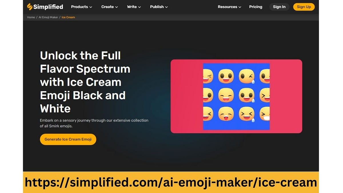 Ice Cream Emoji Maker. ice cream emoji, icecream emoji, ice… by Ice