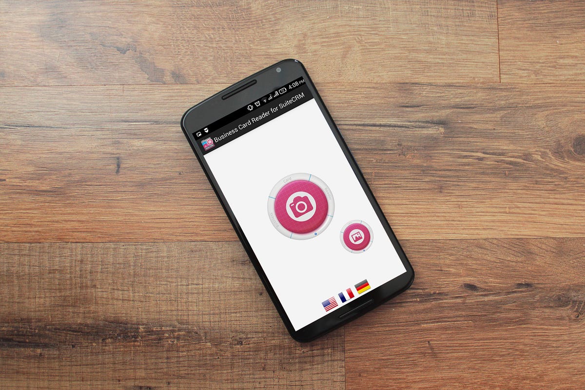 Business Card Reader for Suite CRM User Guide by Mobile