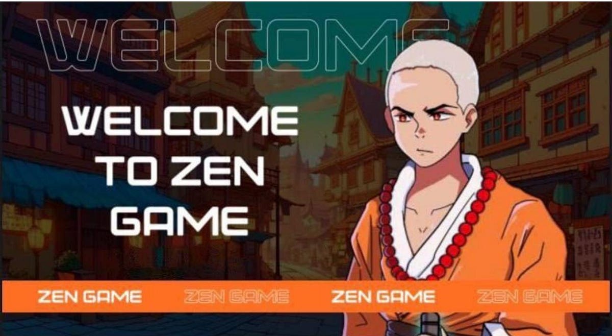 to ZEN GAME which is an online adventure where you use strategy