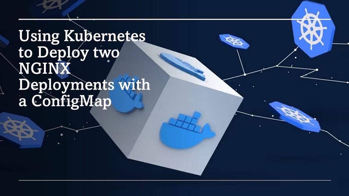 Using to Deploy two NGINX Deployments with a ConfigMap by