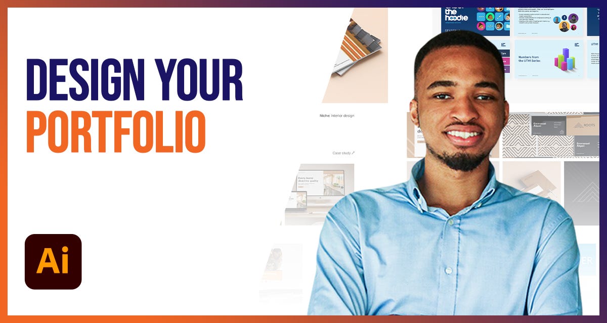 E25 — How to create your brand design portfolio in Adobe Illustrator by Emmanuel Akpan Bootcamp
