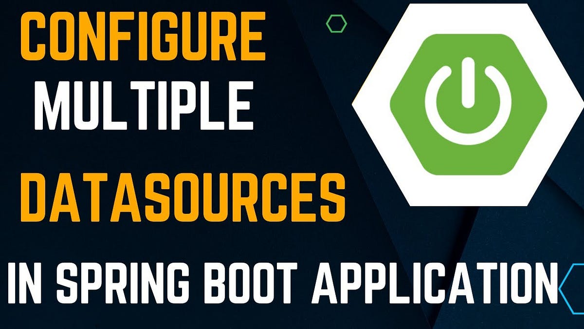 Connect and use multiple datasources in Spring boot Java by Sharat