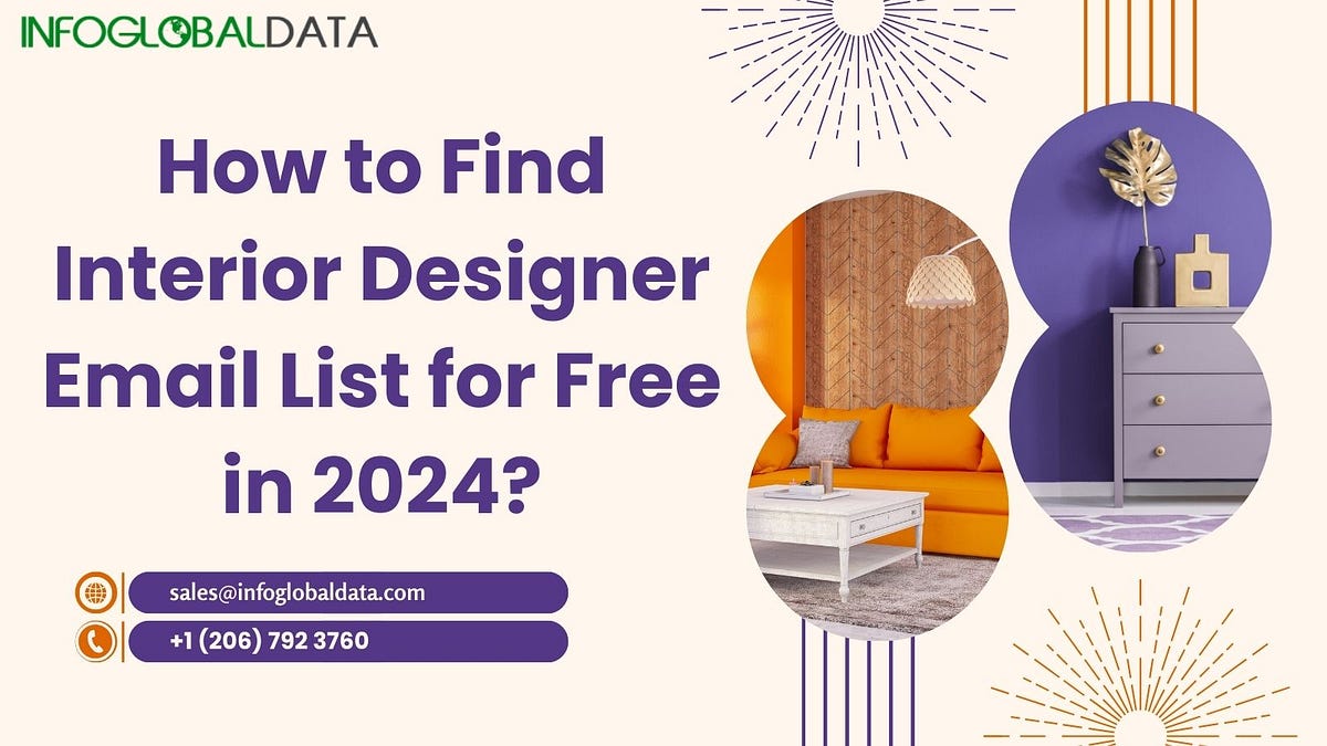 How to Find Interior Designer Email List for Free in 2024? by