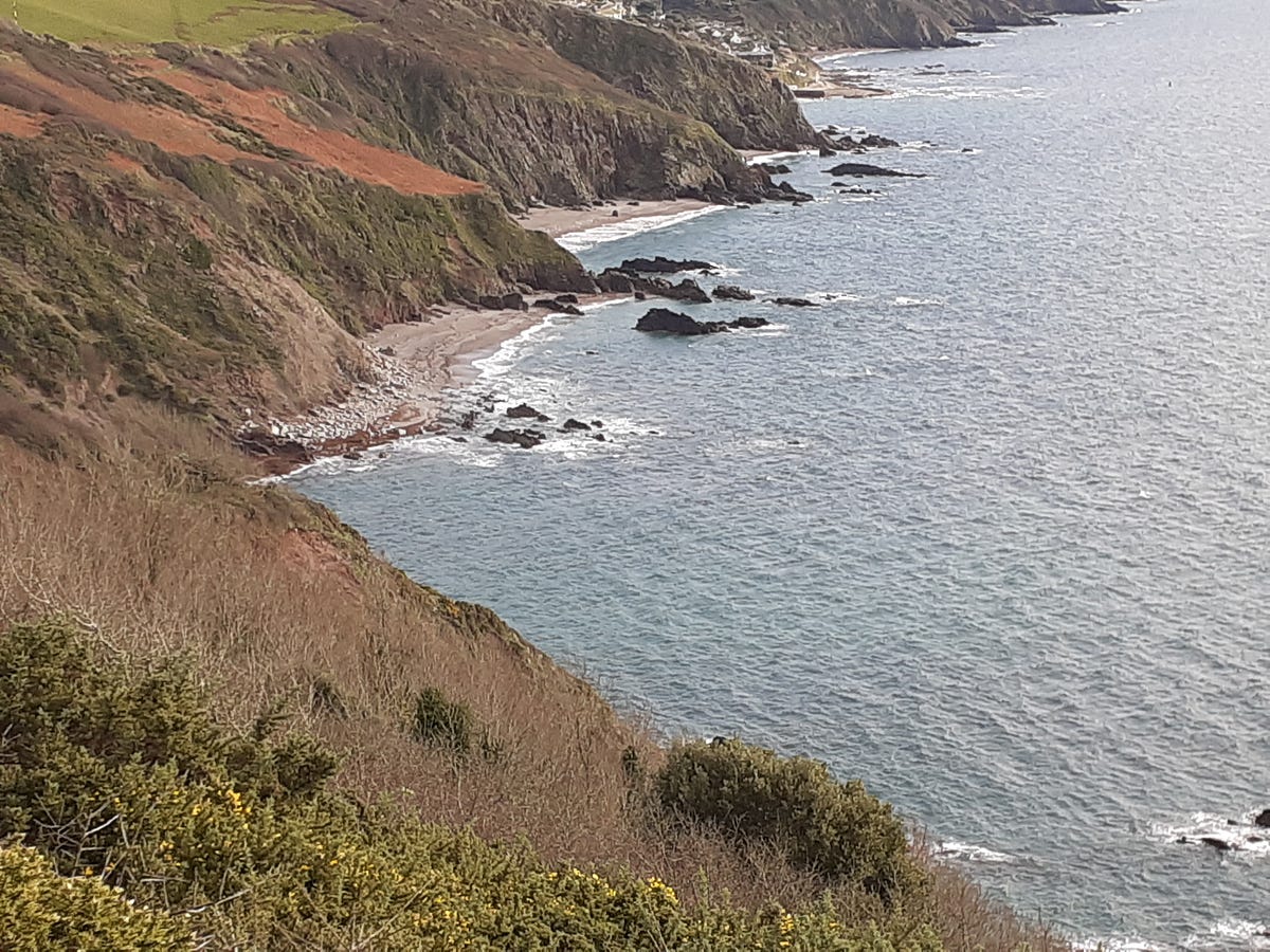 Day 3 — Portwrinkle to Looe. Off we traipse out of Portwrinkle up a