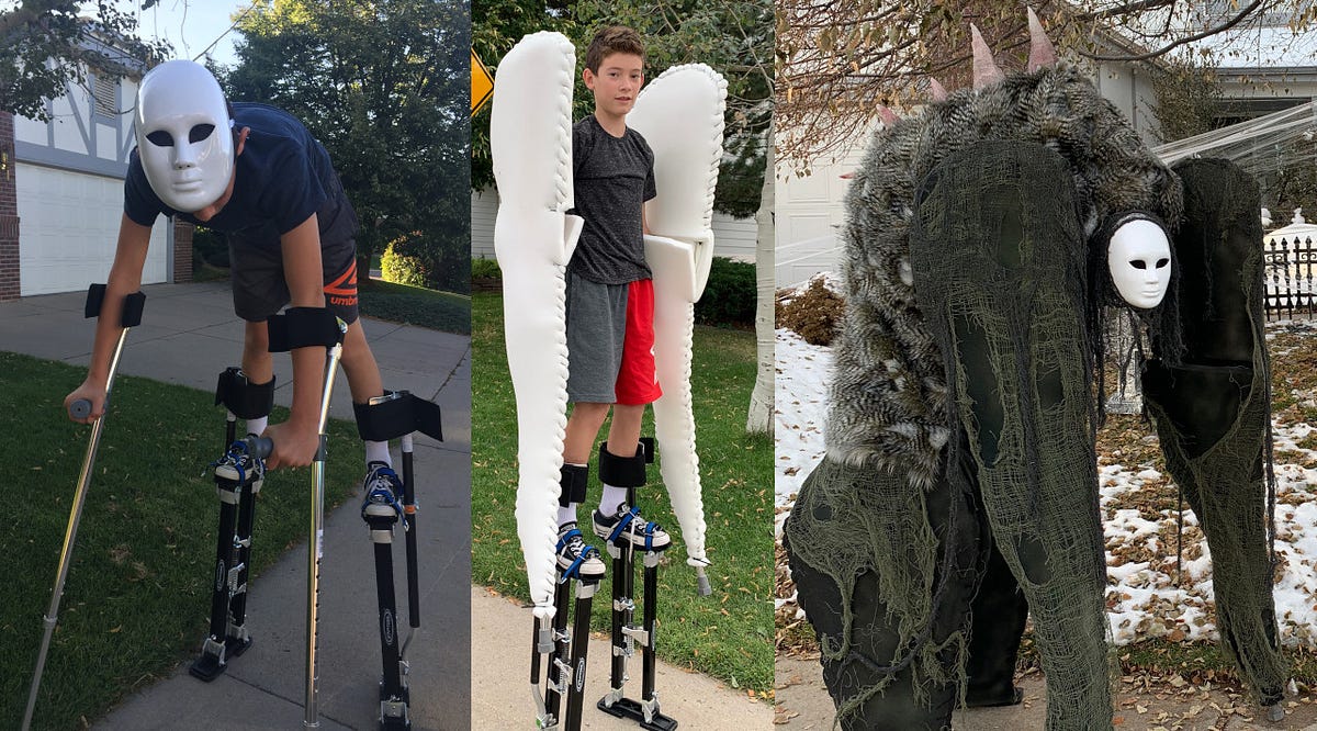 Making a Spirit Walker Costume. We start thinking about Halloween… by