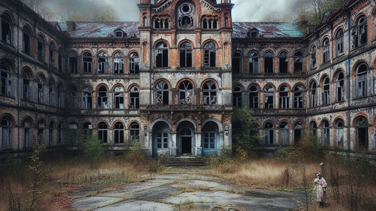 Abandoned Psychiatric Hospital Is there paranormal activity of(03)