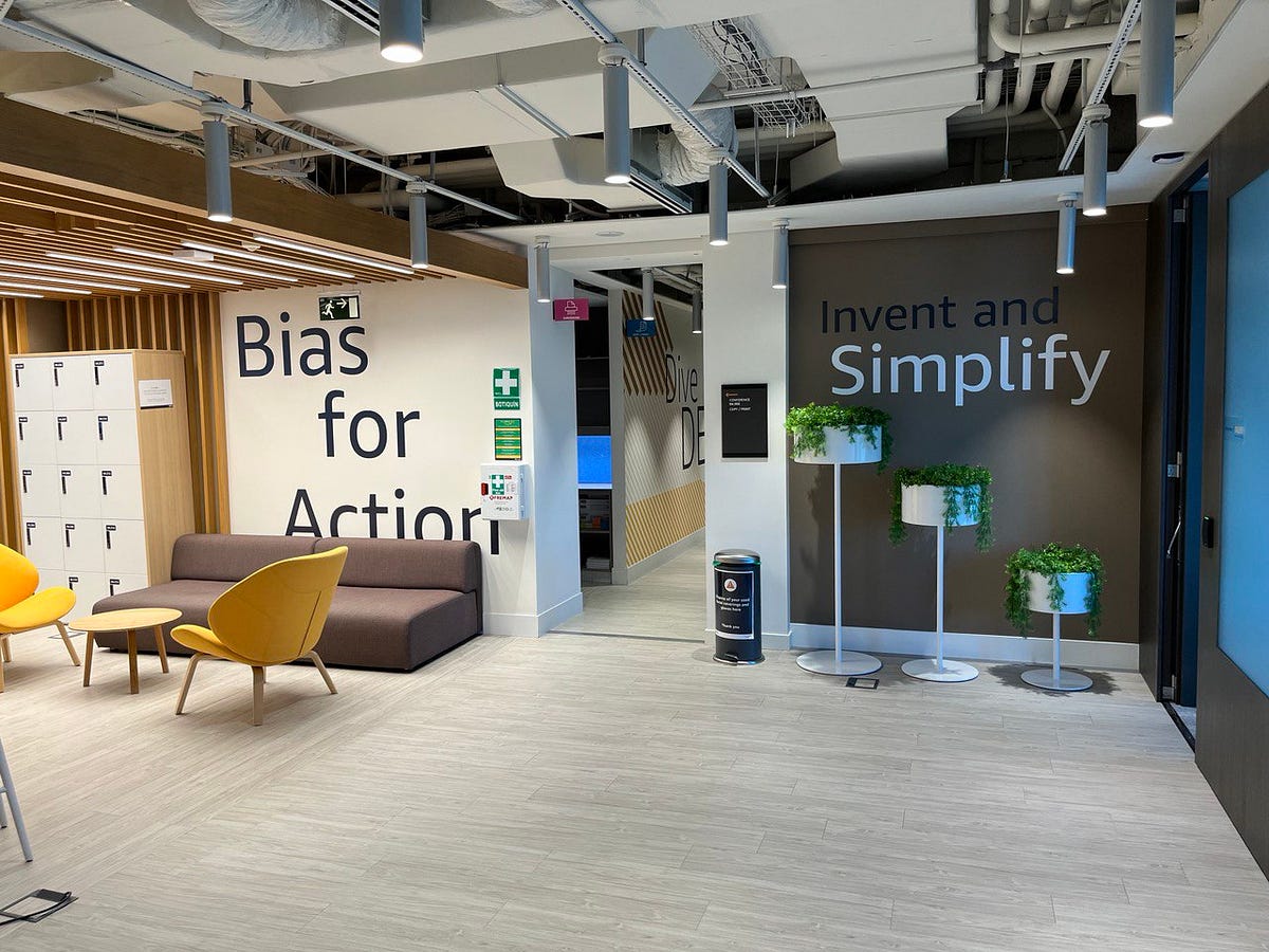 First day at Amazon. It’s been a year since I joined Amazon… by Roman